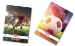 Herlitz Set 5 caiete Herlitz A4, 80 file, 70g/mp, dictando, colturi rotunjite, Motiv Fotbal (9488010-5)