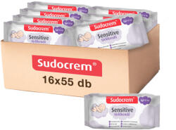 Sudocrem Sensitive nedves törlőkendő 16x55 db