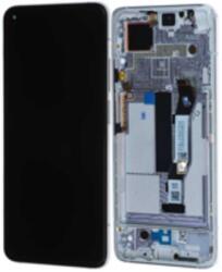 5600030J3S00 Gyári Xiaomi Mi 10T / 10T Pro ezüst LCD kijelző érintővel kerettel előlap (5600030J3S00)