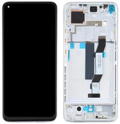 5600030J3S00 Xiaomi MI 10T / 10T pro / Redmi K30S ezüst LCD kijelző érintővel kerettel előlap (5600030J3S00)