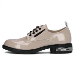 Filippo Pantofi dama, Filippo, DP6189-24-BE-Bej, elegant, piele naturala, cu toc, bej (Marime: 41)
