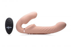 Strap U Vibrációs strap on dildó öv nélkül Swirl