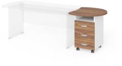 Lenza Manager konténer 76 x 64 cm, warmia dió / fehér