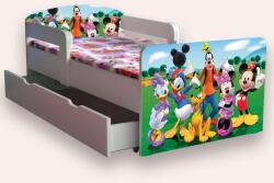 Camera Magica Pat Pentru Baieti Clubul Lui Mickey Cu Manere Mare 2-12 Ani Cu Sertar Cu Saltea Inclusa 160x80 Cmg46521045418324 (CMG46521045418324)