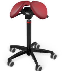 Salli Twin nyeregszék Kárpit színe: Bőr - bordó #35126, Szerkezet: fekete + standard bázis, Testmagasság: Magas (L) - 170 cm-től