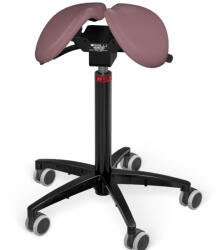 Salli Twin nyeregszék Kárpit színe: Szintetikus bőr - régi rózsaszín #9532, Szerkezet: fekete + standard bázis, Testmagasság: Magas (L) - 170 cm-től