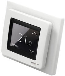 DEVI DEVIreg Touch HUN Érintőképernyős programozható termosztát elektromos padlófűtési rendszer szabályozásához, ELKO kerettel (5610680535) (5610680535)
