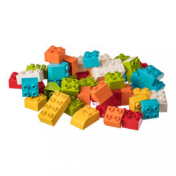 L-W Toys LW Toys Junior építőkészlet készlet a legkisebb építőknek 2. 50 db (LEGO Duplo kompatibilis) (LW8085)