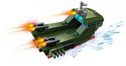 Qman építőkészlet QM-09 Amphibious Panzer 1803-3 Grampus légpárnás jármű 46 db (LEGO kompatibilis) (QM1803-3)