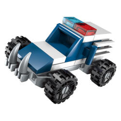 Qman építőkészlet Hyperfunction Tactical Unit 2101-4 Rendőrautó 3 az 1-ben 31 db (LEGO kompatibilis) (QM2101-4)