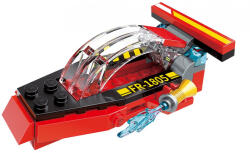 Qman építőkészlet Water Cannon Fire Truck 1805-6 tűzoltó hajó 39 db (LEGO kompatibilis) (QM1805-6)