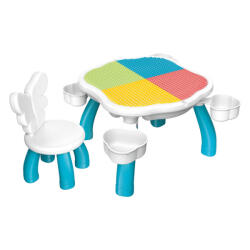 Qman építőkészlet First cubes 5501 építő asztal (LEGO Duplo kompatibilis) (QM5501)