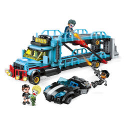Qman építőkészlet Police Battle Force W1929 Truck Heist 121 db (LEGO kompatibilis) (QMW1929)