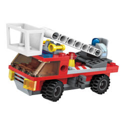 Qman építőkészlet Saviour Fv 1410-8 Mentőjármű darus 68 db (LEGO kompatibilis) (QM1410-8)