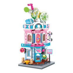 Qman építőkészlet City Corner K28005 koktélbár 300 db (LEGO kompatibilis) (QMK28005)