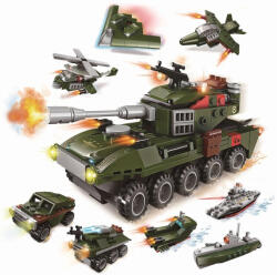 Qman építőkészlet QM-09 kétéltű páncélos 1803 1 db (LEGO kompatibilis) (QM1803-1)
