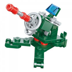 Qman építőkészlet Trans Collector 2106-4 Cannon Flak 3 az 1-ben 33 db (LEGO kompatibilis) (QM2106-4)