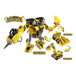Qman építőkészlet Unlimited Ideas 4805 gépek 3 az 1-ben 509 db (LEGO kompatibilis) (QM4805)