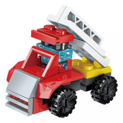 Qman építőkészlet Squros Extreme Changeable 2102-2 Tűzoltó, létrával 3 az 1-ben 29 db (LEGO kompatibilis) (QM2102-2)