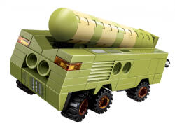 Qman építőkészlet Thunder Expedition Battle Car 1415-5 Conqueror rakétajármű 79 db (LEGO kompatibilis) (QM1415-5)