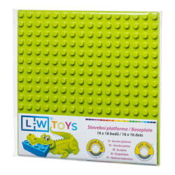 L-W Toys LW Toys Junior tábla / alap 16x16 zöld (LEGO Duplo kompatibilis) (LW8002)