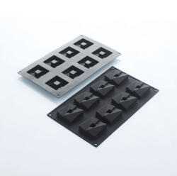 Martellato Forma Silicon Cub 5 x 5 x H 1.6 cm, 8 cavitati, 28 ml (30SIL601N)