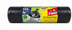 FINO Szemeteszsák, 135 l, 10 db, 70x107 cm, 24 , FINO "Economy", fekete (KHT1144) - bestoffice