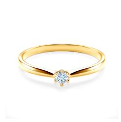 SAVICKI Inel de logodnă SAVICKI: aur, diamant - savicki - 3 412,00 RON