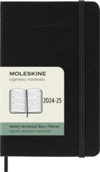 Moleskine Határidőnapló 2024/25 18 Hónap Heti Kemény Fekete "P" HOR (7540147000)