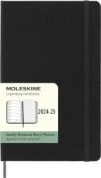 Moleskine Határidőnapló 2024/25 18 Hónap Heti Kemény Fekete "L (7540148000)