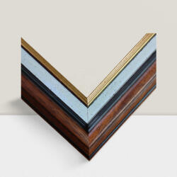 Keretshop 4, 5 cm Barna-fehér betétes 50*70 cm (KS568528)