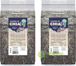 HERBAVIT Pachet Seminte de Chia 1kg+1kg