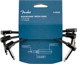 Fender Blockchain Patch Cables 10 cm A-A 3-pack