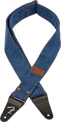 Fender Wrangler® Riveted Denim Strap Indigo