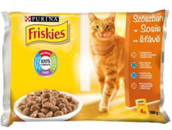 Purina Friskies alu. 4x85g csirke, kacsa, lazac, pulyka