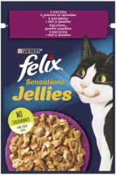 Purina Félix alu. 85g sensations kacsa, spenót aszpikban