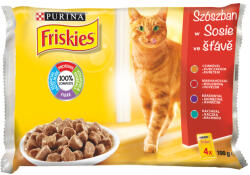 Purina Friskies alu. 4x85g csirke, marha, bárány, kacsa