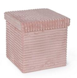 Bizzotto Taburet catifea roz Sedona 38x38x38 cm (0734140)
