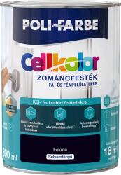POLI-FARBE Cellkolor selyemfényű zománcfesték 0,8 l - Fekete