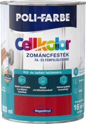 POLI-FARBE Cellkolor fényes zománcfesték 0,8 l - Piros