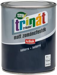 Trilak Trinát Trikolor matt zománcfesték 1 l - Fekete