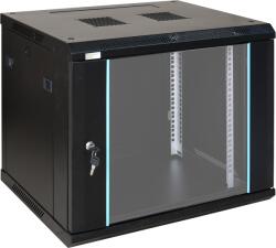Pulsar RW964 19" 9U 600x450 fali rack szekrény; készre szerelt; fekete (RW964) - hik-online