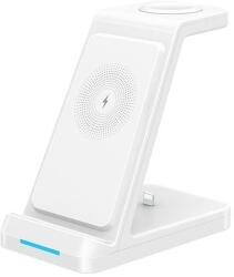 Sturdo 15W 3v1 töltőállvány (AirPods, Apple Watch, iPhone), fehér (TST-0021-15W-3IN1W)