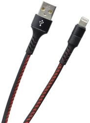 mobilNET Adatkábel Apple Lightning, 2A, 1 m, fekete (KAB-0118-USB-LIGHT)