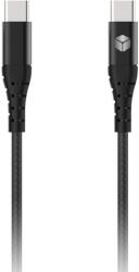 mobilNET Adatkábel Sturdo 2x USB Type C, fekete, 1m, 2, 4 A (KAB-0080-STU-TYPEC)