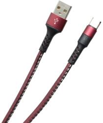 mobilNET Adatkábel USB-C borszín , 2A, 1 m, TPU (KAB-0117-USB-TYPEC)