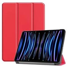Gigapack GP-157494 iPad Pro 11 (2024) piros bőr hatású oldalra nyíló tok (GP-157494)