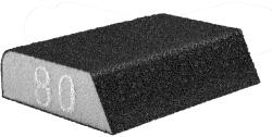 GRAPHITE Csiszolószivacs 45fok élű, 98x25x68mm, K80, Minimum rendelés: 5db (55H925)
