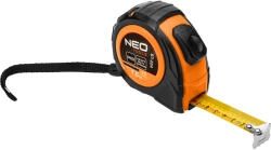 NEO TOOLS Mérőszalag 7, 5 m/25 mm, acél, autostop + rögzítő (67-224) - szerszamparadicsom