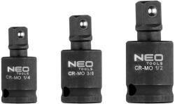 NEO TOOLS Csuklós toldó készlet ütvecsavarozókhoz 1/4", 3/8", 1/2 (10-256) - szerszamparadicsom